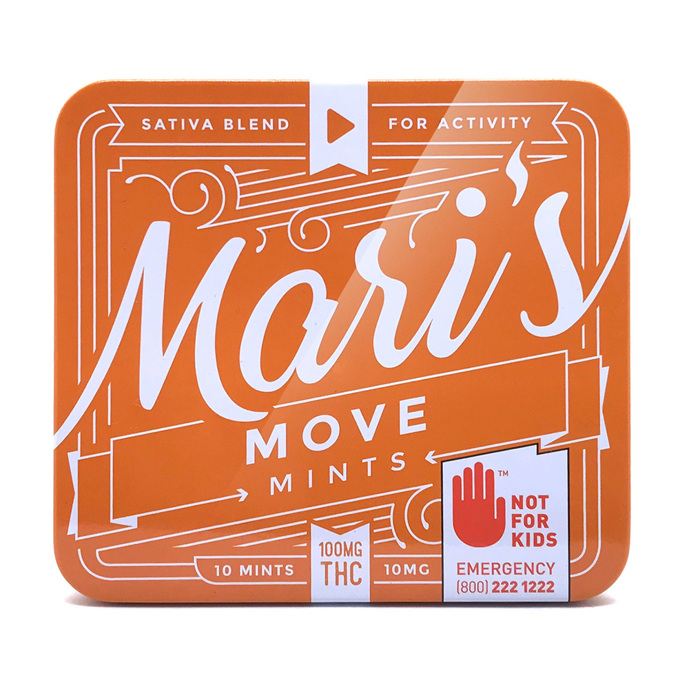 Mari's Mints Mints - Move - Wintermint - 100mg - Craft Cannabis Dispensary